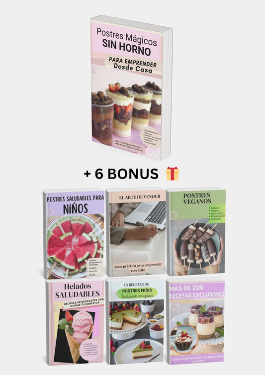 Postres Mágicos Sin Horno