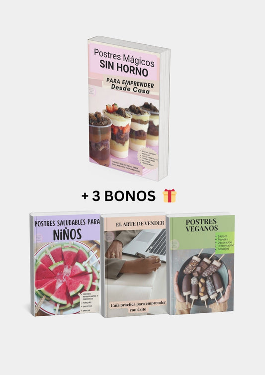 Postres Mágicos Sin Horno